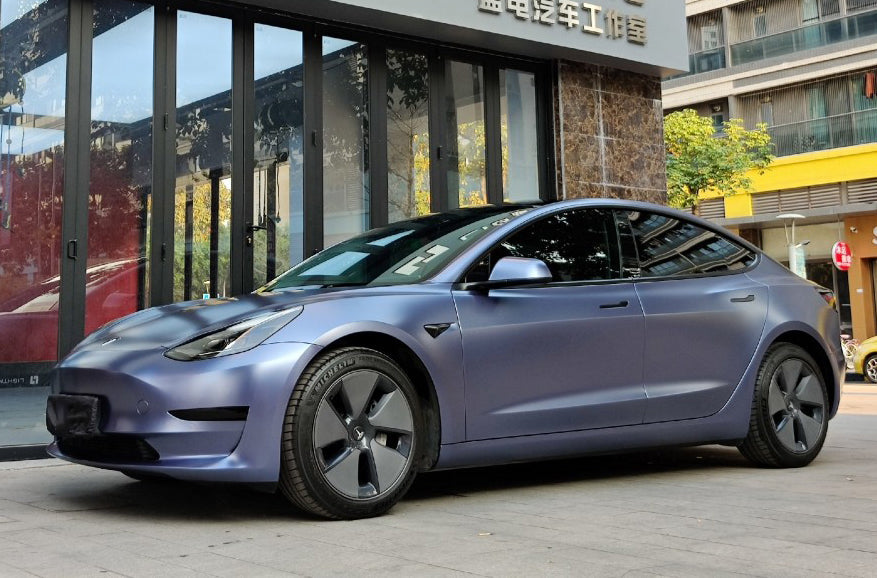 Midnight Blue Matte Metallic Wrap