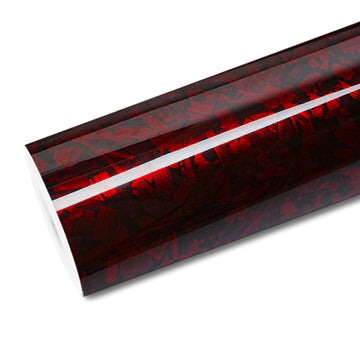 Gloss Red Forged Carbon Fiber