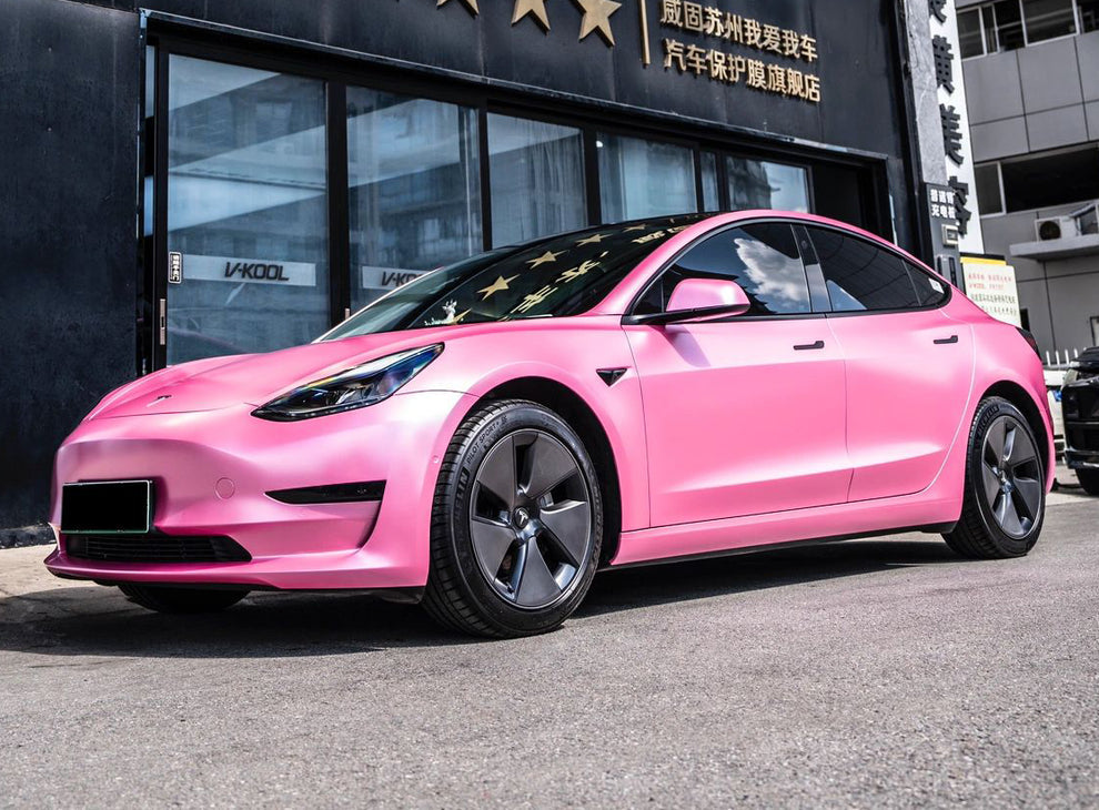 Pink Matte Metallic Wrap