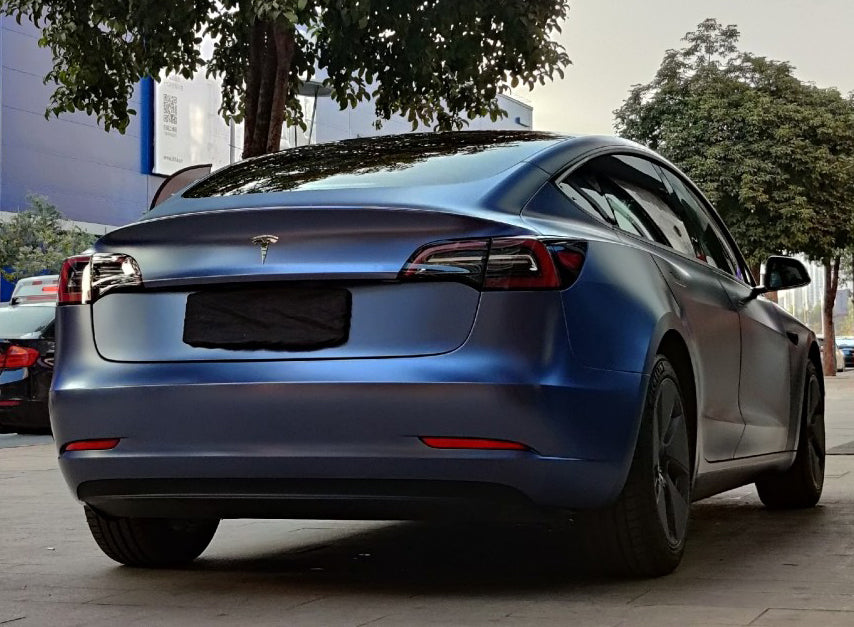 Midnight Blue Matte Metallic Wrap