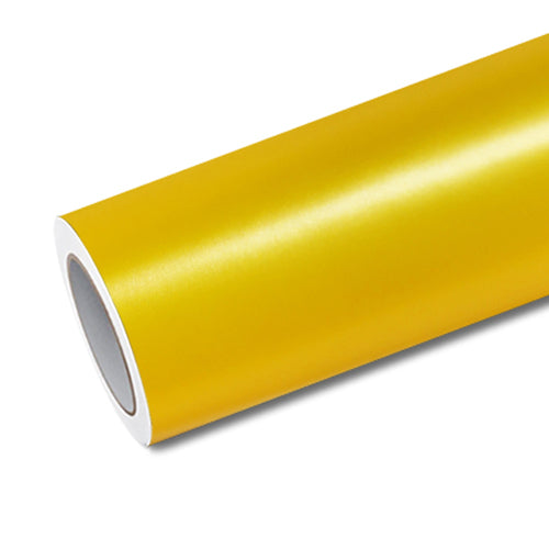 Yellow Matte Metallic Wrap