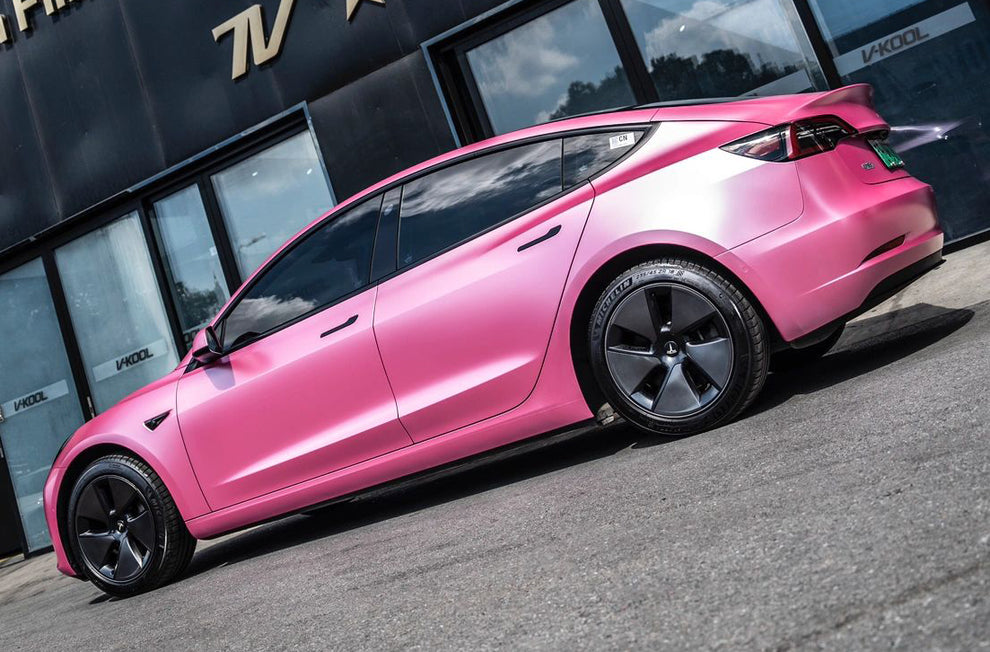 Pink Matte Metallic Wrap