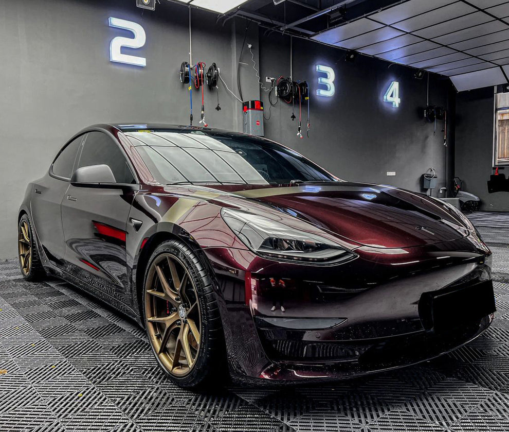 Black Rose Metallic Gloss Wrap