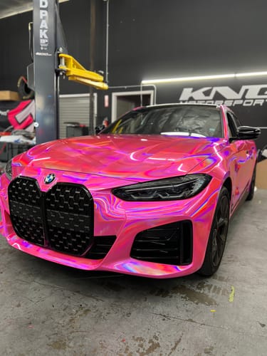 Pink Holographic Wrap